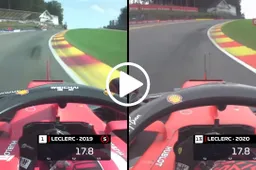 Ferrari 2019 VS Ferrari 2020: l'impietoso confronto a SPA [VIDEO]