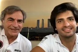 Carlos Sainz si confessa ai microfoni di Sparco, al suo fianco il papà