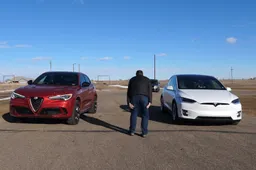 Tesla Model X VS Alfa Romeo Stelvio Quadrifoglio: vince l'elettrico o il V6?