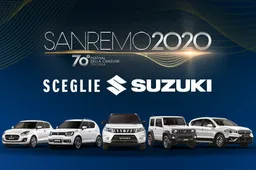 Il Festival di Sanremo sceglie Suzuki come Auto Ufficiale
