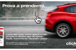 Leasys e Clickar lanciano l’asta dell’usato: auto in vendita ogni 30 minuti