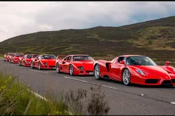 6 Ferrari F40 e una Enzo per un video veramente clamoroso