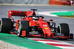 Test F1 a Barcellona: Vettel subito primo con la Ferrari SF90