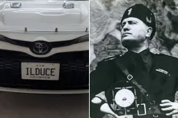 Targa la sua auto "ILDUCE": segnalato e targa ritirata, ma il proprietario non è d'accordo