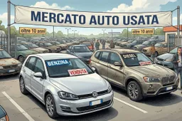 L'auto usata a benzina batte il Diesel, ma a dominare sono le vetture "anziane"