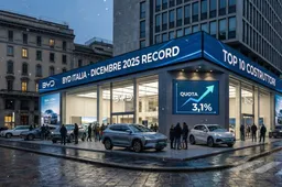 Il Grande Sorpasso: dicembre shock per l'auto in Italia, BYD entra in Top 10