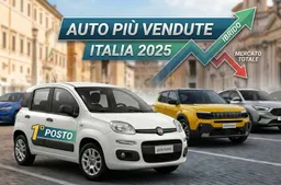 CLASSIFICA AUTO 2025: il dominio della "Regina" Panda e l'assalto cinese alla Top 10. Ecco le bestseller dell'anno