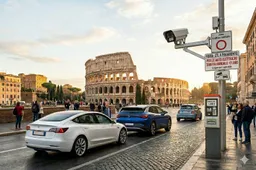 A Roma: Dal 1 luglio le auto elettriche pagheranno 1.000 euro per accedere nella ZTL