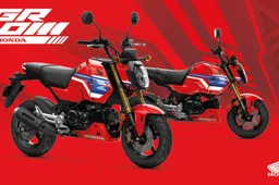 Honda svela la MSX125 GROM 2026: consumi da record e anima da paddock con l'inedita livrea Tricolour