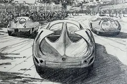 Pebble Beach Concours d'Elegance: svelata la collezione di poster per i 75 anni di storia