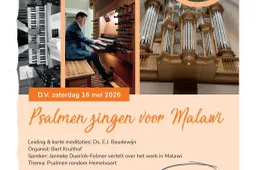 Poster Psalmzangavond Lunteren DV 16 mei 2026