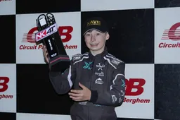 Xavi Radecke Nederlands kampioen Mini 2 takt (Groot)