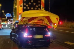 ongeval botsabsorber verkeerspolitie zwb