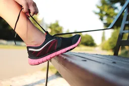 hardlopen vrouw in park