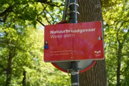 waarschuwing natuurbrand