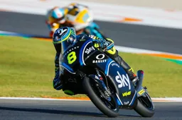 Moto3 Valencia Frattura al piede destro per Nicolò Bulega
