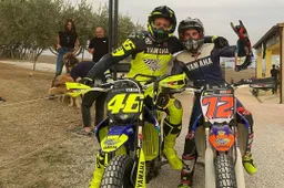 Valentino Rossi-Maverick Vinales, coppia d'assalto al Ranch di Tavullia