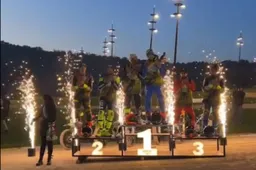 100 Km dei Campioni: Rossi-Marini vittoria mancata, Cevoli show nel finale