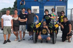 Gli allievi si ritirano e Valentino Rossi vince a Pomposa