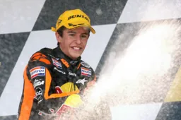 125cc: Marc Marquez "Fantastico salire sul podio qui"
