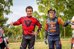 Danilo Petrucci e Tony Cairoli: giornata di motocross a Malagrotta
