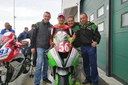 Supersport Team Green Speed al via della gara di Imola