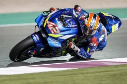 Test Qatar, Alex Rins sorride: "Possiamo correre subito?"
