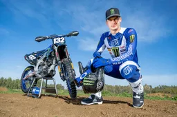 Andrea Bonacorsi, i colori del debutto MX2 da pilota ufficiale Yamaha