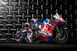 MotoGP, livree Ducati Pramac ai raggi X: mix rosso fluo e blu michelizzato