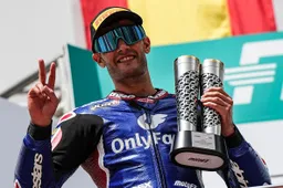 Moto2, Jorge Navarro: il podio speciale del "sostituto in corsa" di Valencia