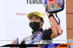 Moto3, il primo podio di Ayumu Sasaki: "Dopo quattro anni duri, eccomi!"