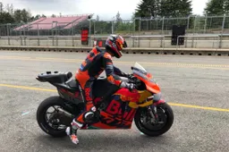 Dani Pedrosa a Brno: primo video e foto con KTM