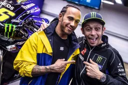 Lewis Hamilton: "Il test con Valentino Rossi mi rende nervoso"
