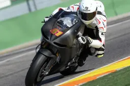 MotoGP: la Aprilia CRT (ART) in azione a Valencia