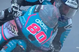 Moto3 Jerez, Prove 2: David Alonso vola anche nel diluvio