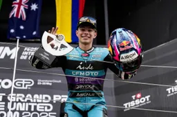 David Alonso, un primo risultato già storico in Moto2