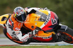 MotoGP Brno Warm Up: Andrea Dovizioso prima del diluvio