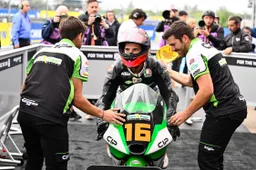 Moto3: Andrea Migno, il ritorno col botto del "disoccupato"