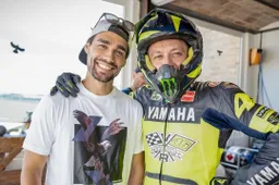 Fabio Fognini ospite di Valentino Rossi: "Bello vederti sgasare"