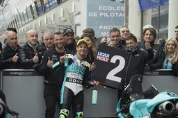 Moto3: Lorenzo Dalla Porta 2°, la grinta in un weekend difficile