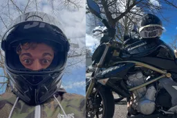 Axel Bassani nuova patente e solito sorriso: "Ero più agitato che in gara!"