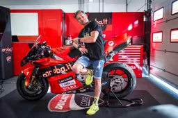 Alvaro Bautista, test con la Ducati MotoGP: le prime foto da Misano