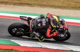 Luca Bernardi, podio emozionante nel CIV Superbike al Mugello