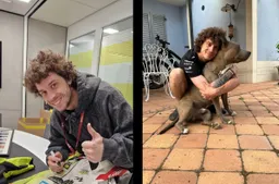 MotoGP: Bezzecchi cuore d'oro, la sua tuta per Riders For Dogs