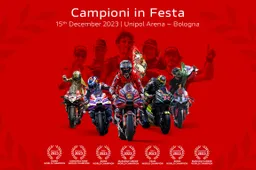 Ducati festeggia i suoi campioni: appuntamento il 15 dicembre
