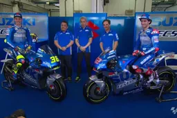 MotoGP: Una Suzuki grigio-blu per Alex Rins e Joan Mir