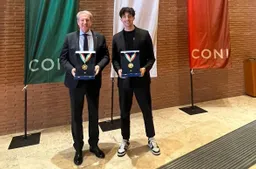 Andrea Verona e Giovanni Copioli premiati ai Collari d'Oro CONI 2024