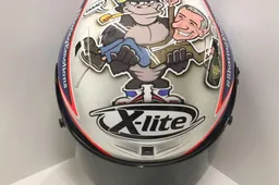 MotoGP Valencia: Danilo Petrucci omaggia il manager Alberto Vergani