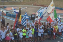 Europeo Minimoto-MiniGP: cerimonia d'apertura apre evento Franciacorta