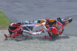 MotoGP Australia, Prove 1: Marc Marquez, record stagionale di cadute